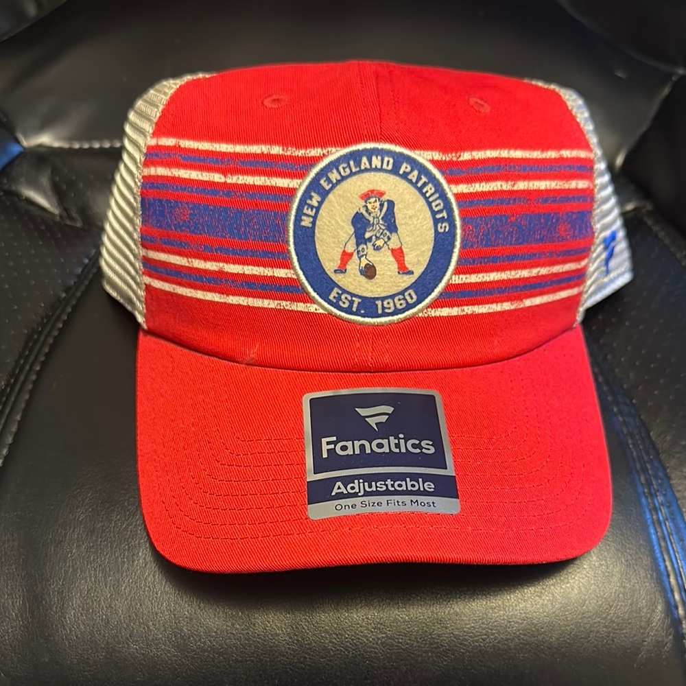 Fanatics New England Patriots Red Adjustable Kids Cap